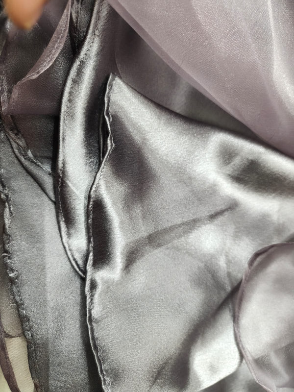 Soft Satin Finish with Flared Silhouette