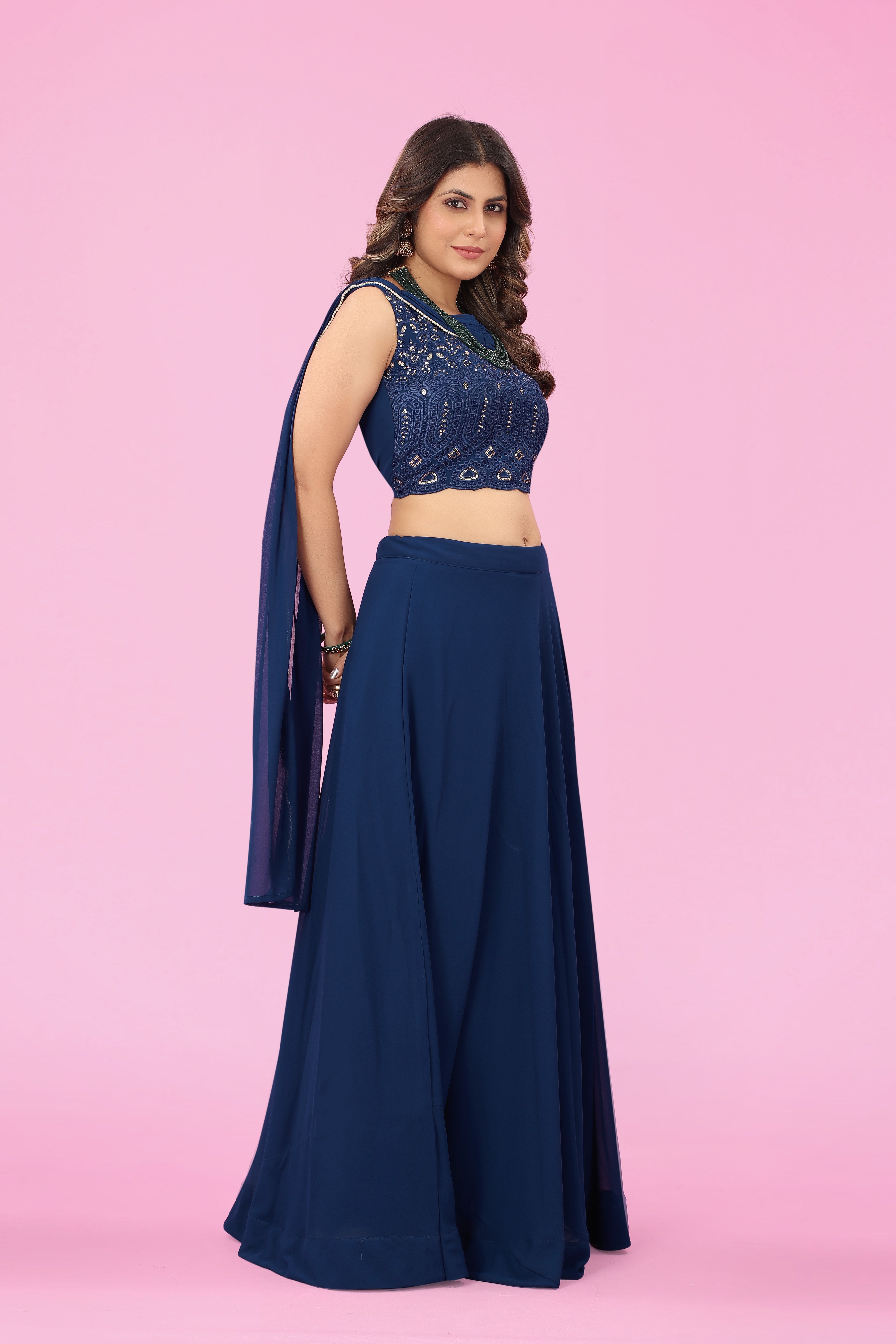 Blue Lehenga