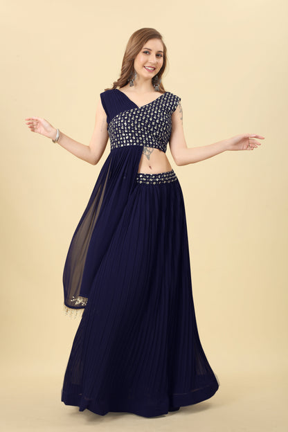 Black lehenga