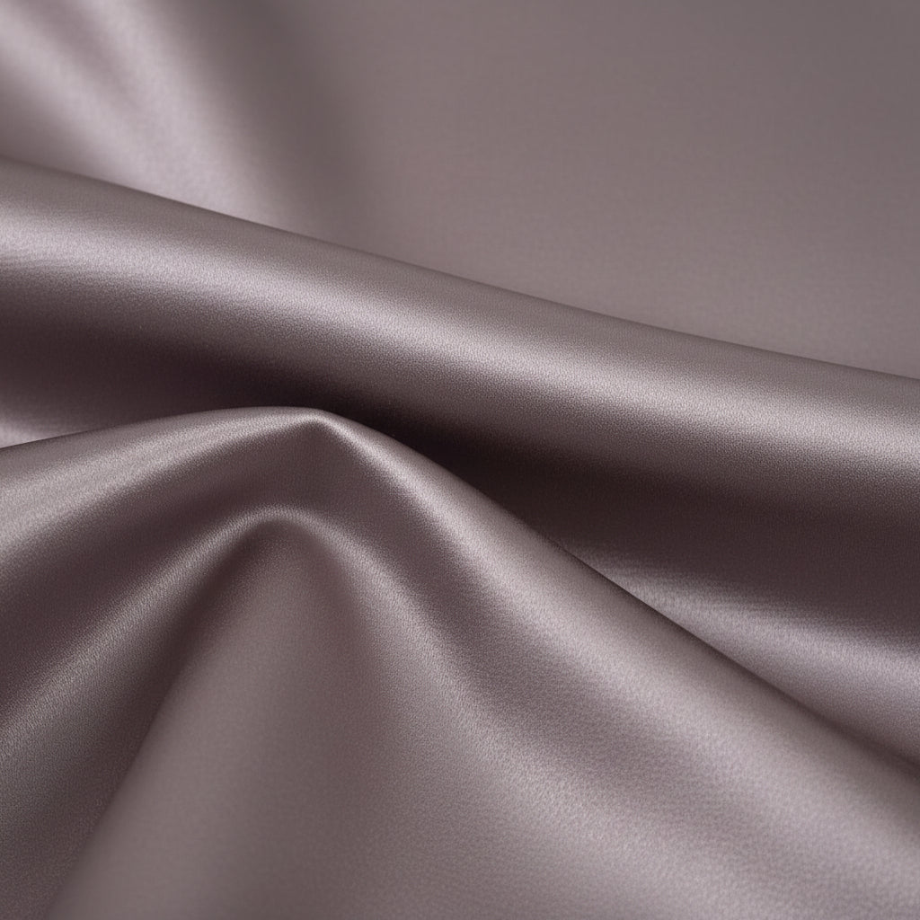 Girls mauve satin balloon dress - view 4