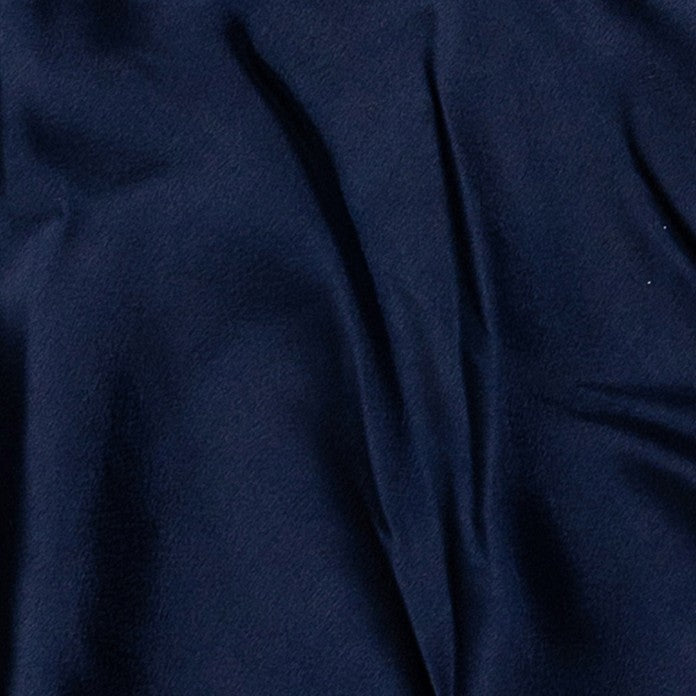 Girls navy blue satin party dress - view 4