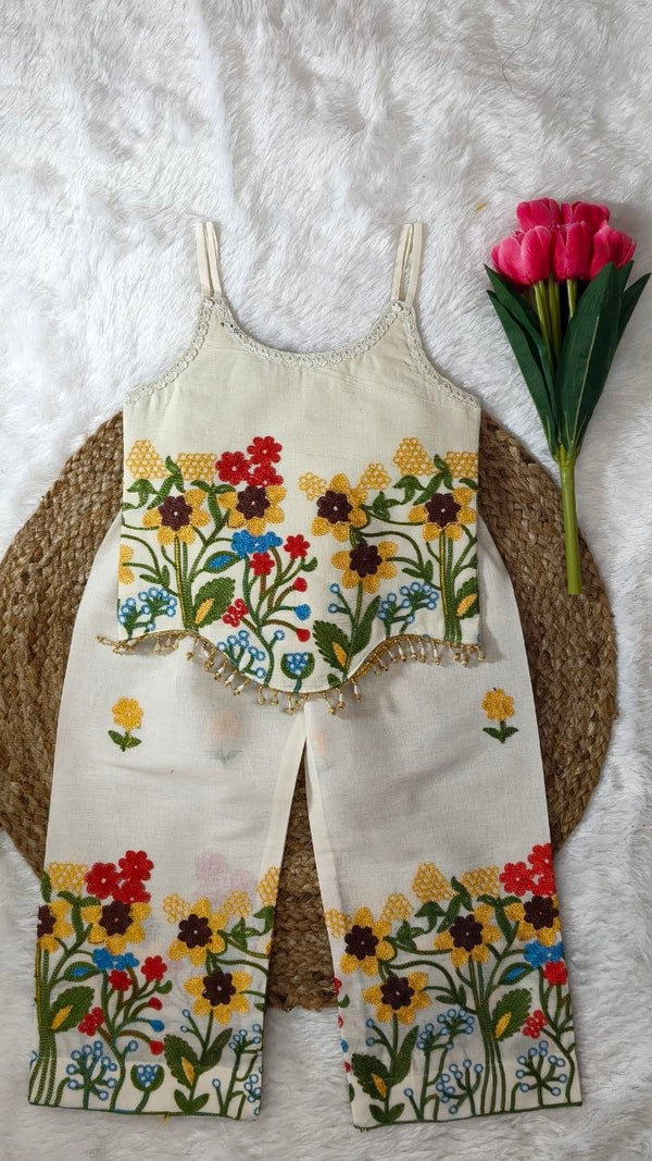 Charming Floral Embroidery
